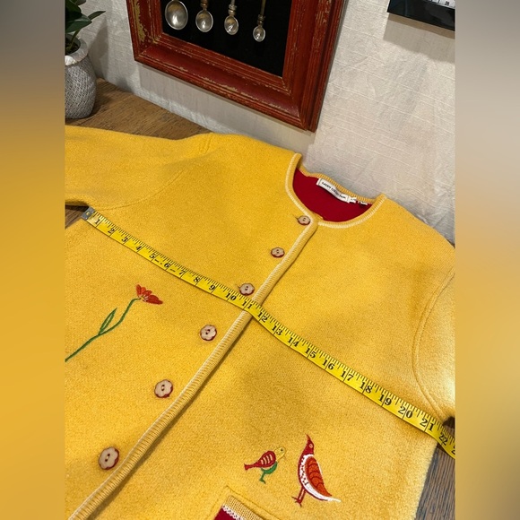 📍💛 Gaddy Collection 100% wool cardigan – Size L - Picture 4 of 11